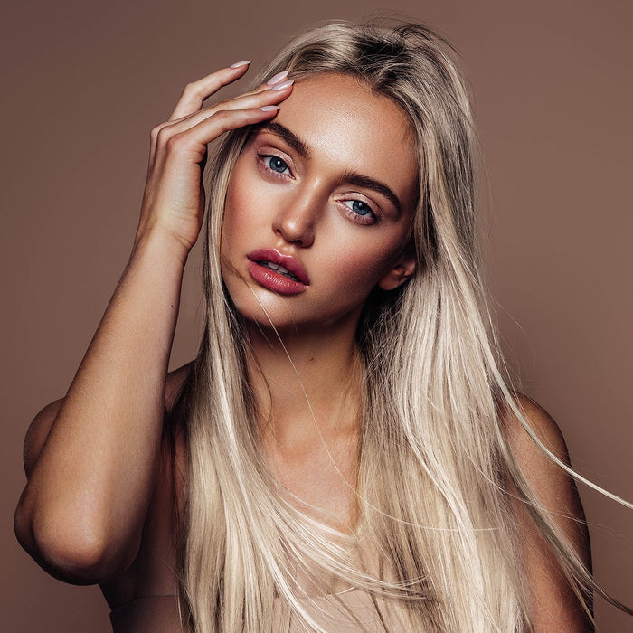 Noelie Vanilla Biscuit Blonde - Healing Herbs Hair Color Model