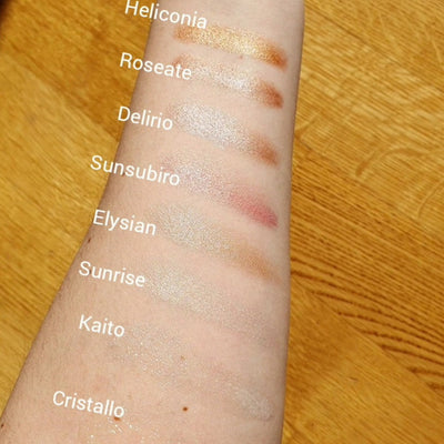 Manasi 7 Highlighter Arm Swatches