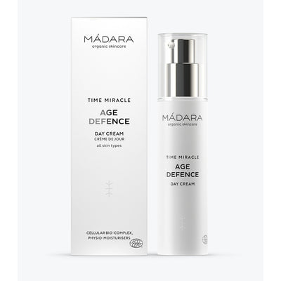 Mádara Time Miracle Age Defence Day Cream mit Verpackung
