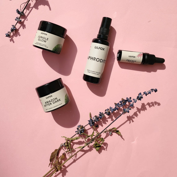 Lilfox Aromatic Beautysphere Essentials Set de cuidado de la piel - productos planos