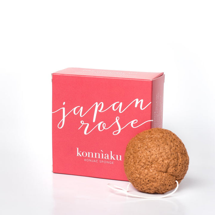Konniaku Éponge Konjac Rose du Japon