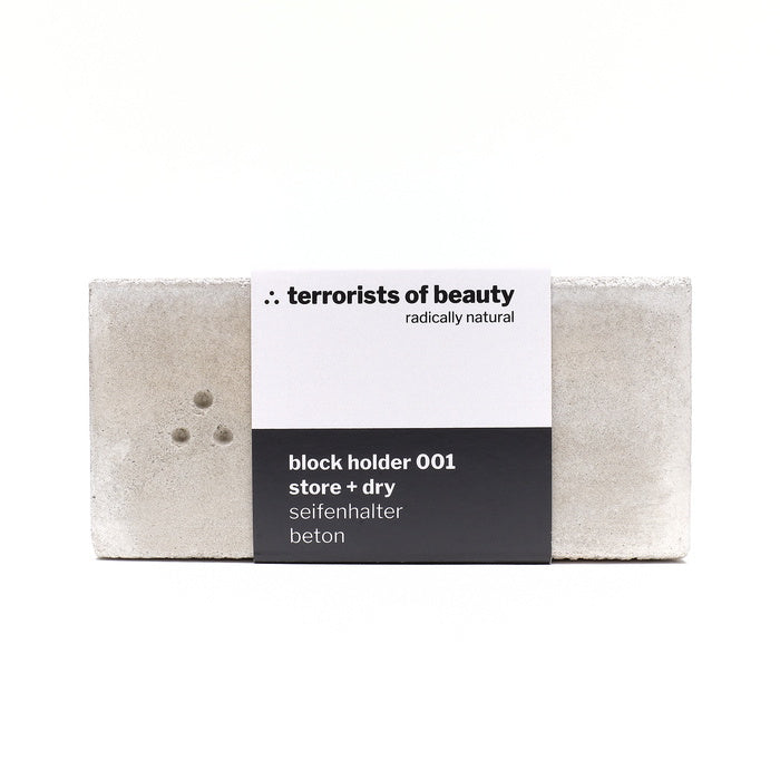 Terrorists Of Beauty Block Holder 001 soap holder - Store + Dry
