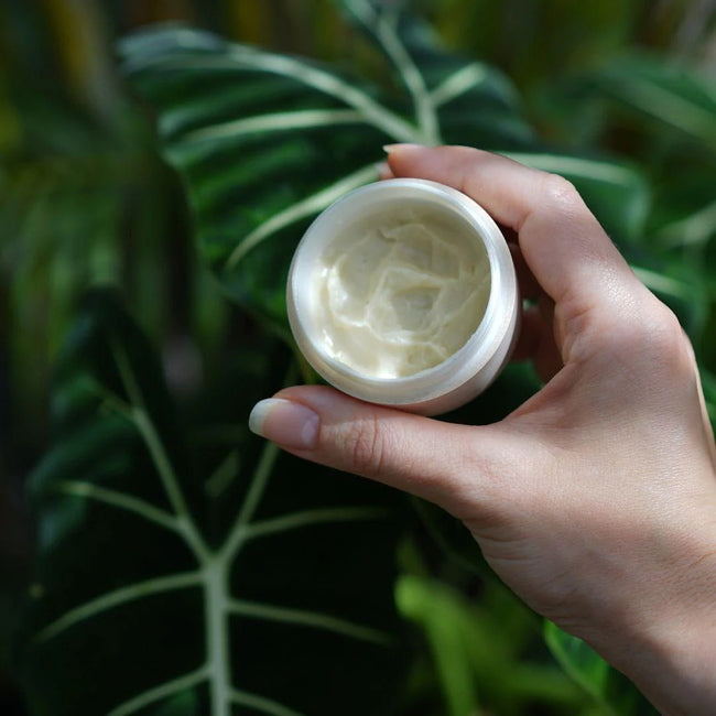 Naya Noni Botanical Deodorant Cream - open jar