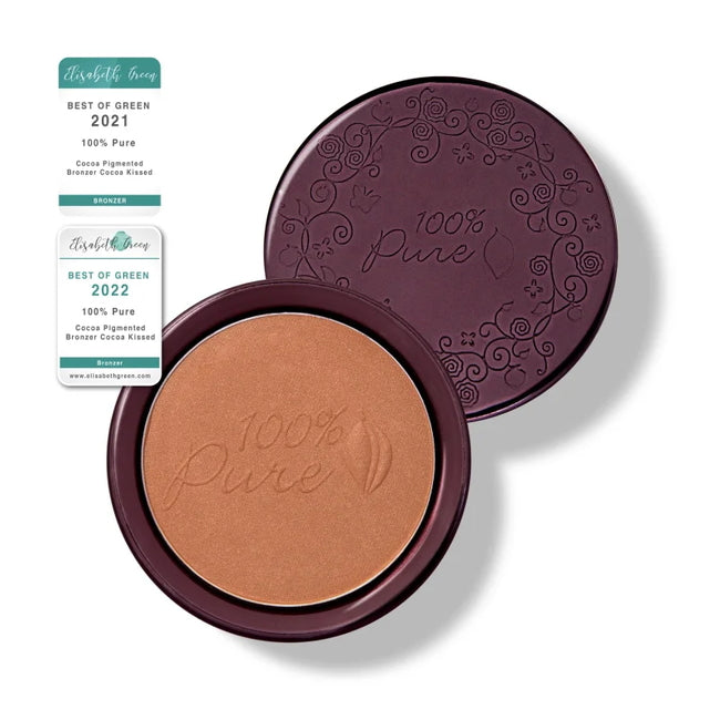 Cocoa Pigmented Bronzer Kissed with lid