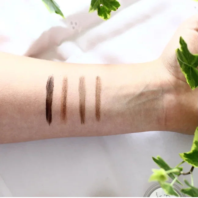 Long Last Brows Arm swatches close up