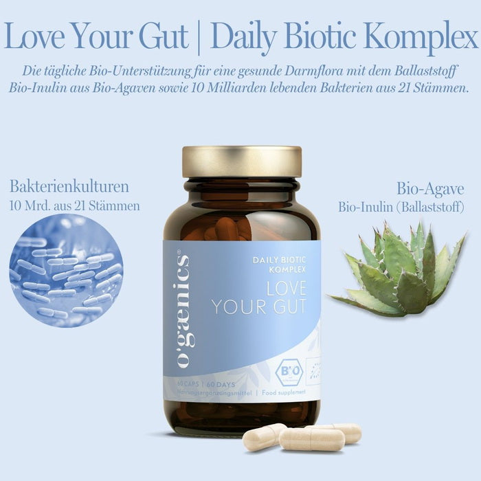 Ogaenics Love Your Gut Daily Biotic Complex - Ingredients