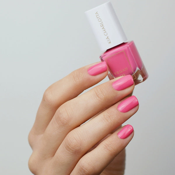 Kia Charlotta Vegan nail polish 15 Free - My Life My Rules on fingernails