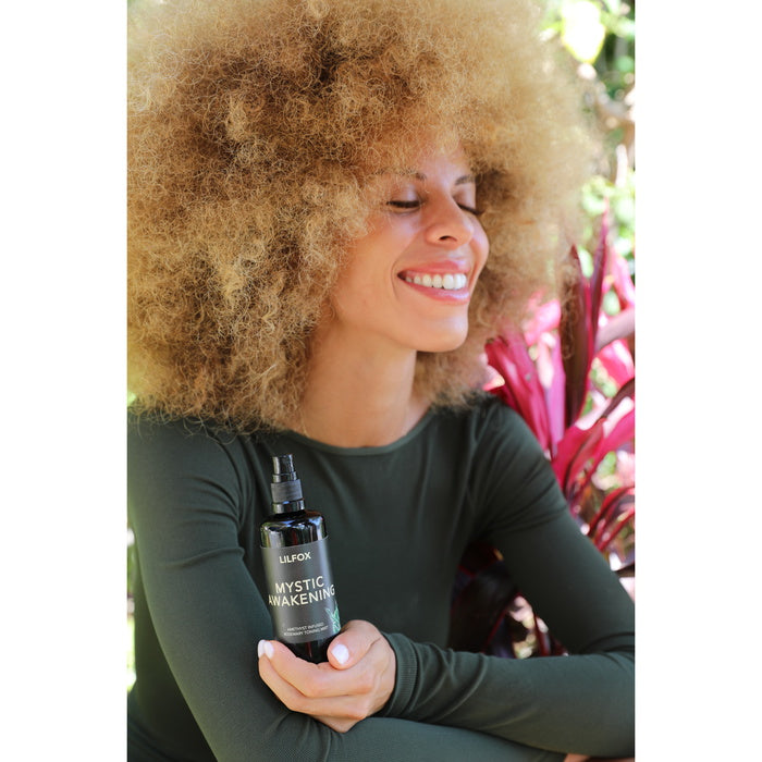 Lilfox Mystic Awakening Rosemary Toning Mist with Model