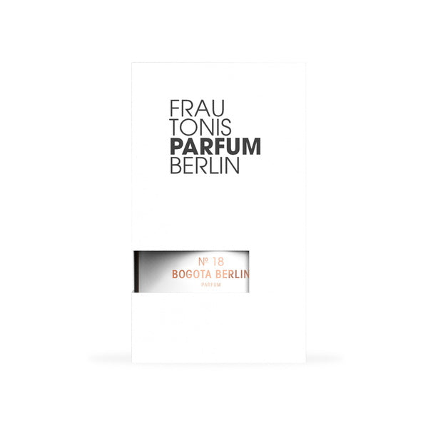 Frau Tonis Pafum fragrance No 18 Bogota Berlin - packaging
