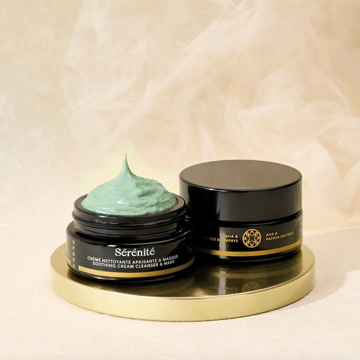Cream Cleanser & Mask With AHA & Papaya Enzymes - Sérénité
