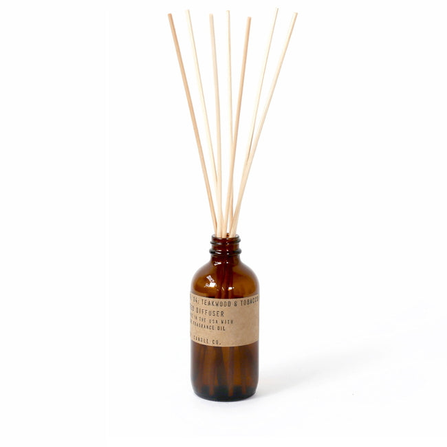 PF Candle Co. No. 04 Teakwood & Tobacco Reed Diffuser
