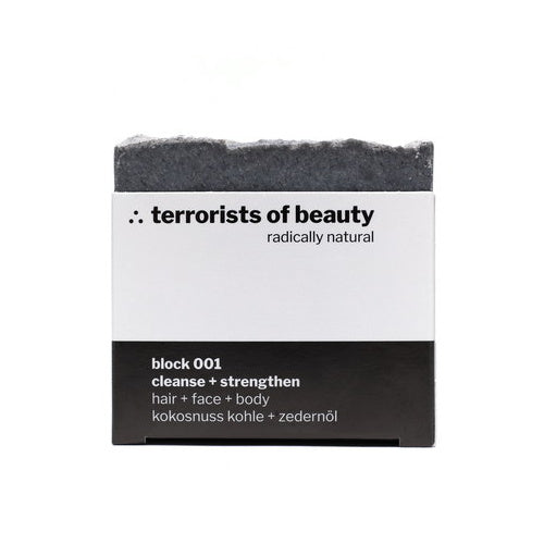 Terrorists Of Beauty Block soap 001 Cleanse & Strengthen