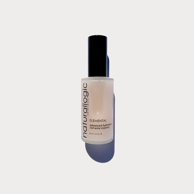 Naturallogic Elemental Advanced Hydration Red Wine Essence Grey Background